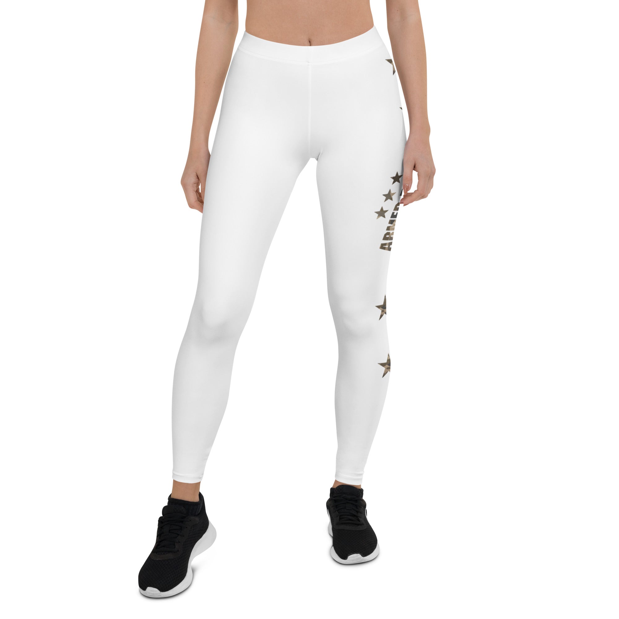 White & Camo Leggings