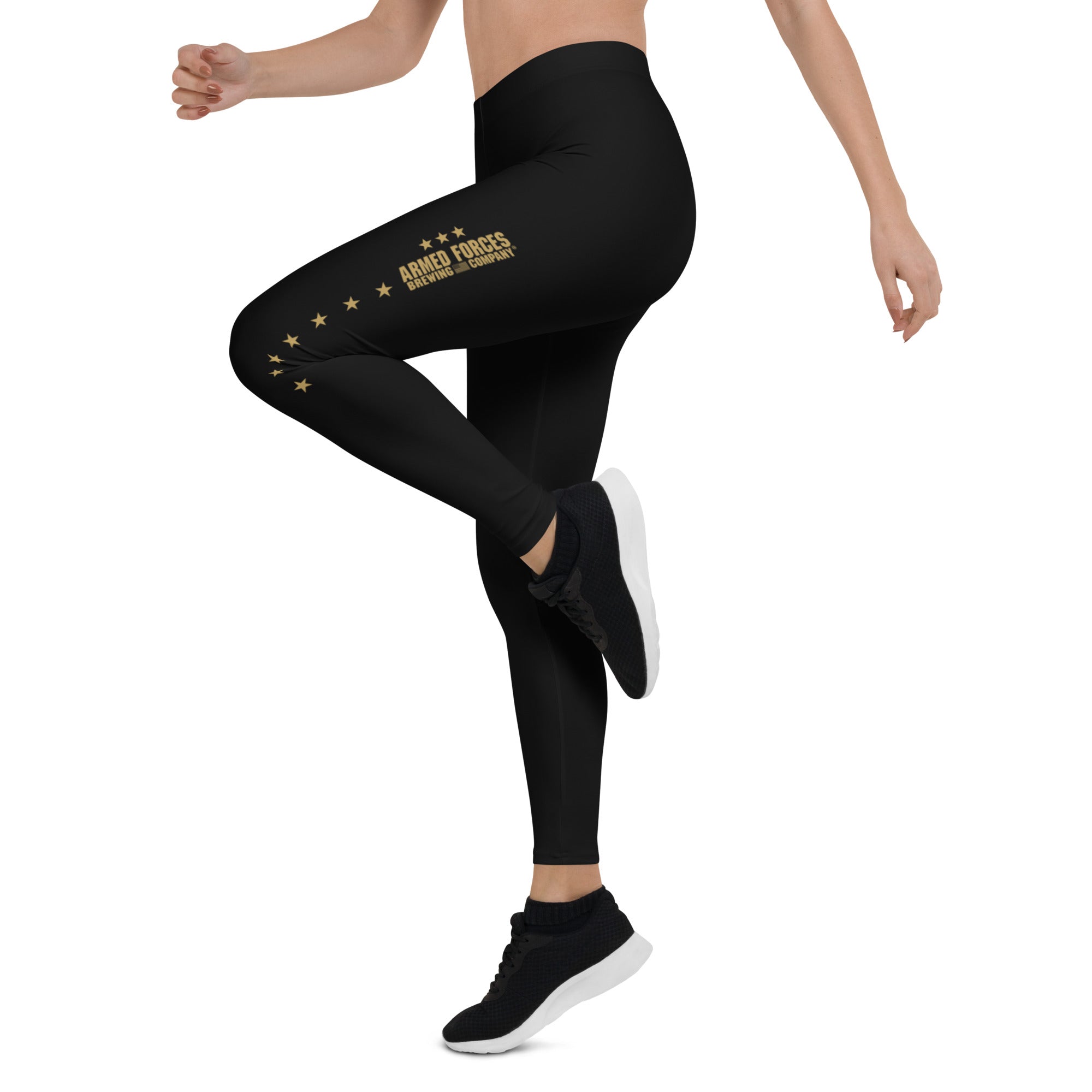 Black & Gold Leggings