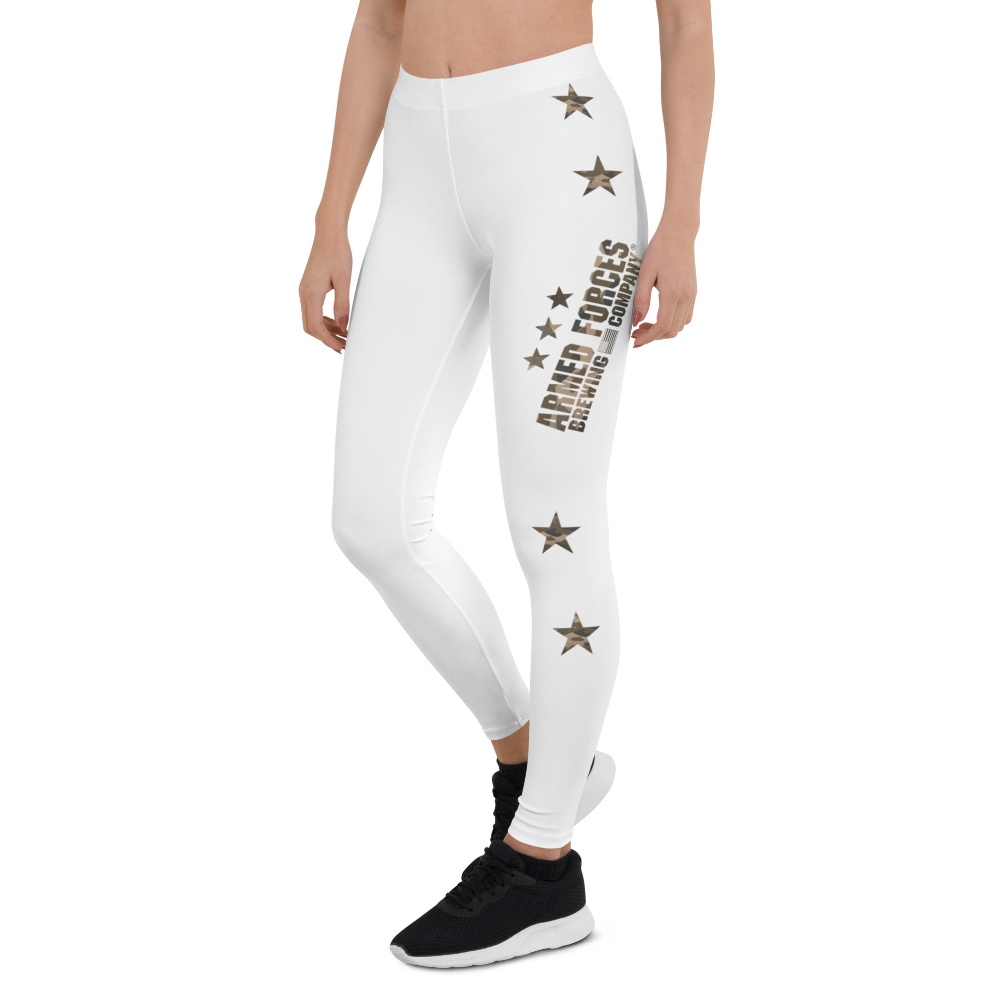 White & Camo Leggings