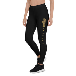 Black & Gold Leggings