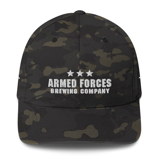 AFBC Black Camo Structured Twill Cap