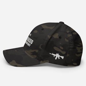 AFBC Black Camo Structured Twill Cap