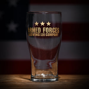 Armed Forces Brewing Company Pint Glass